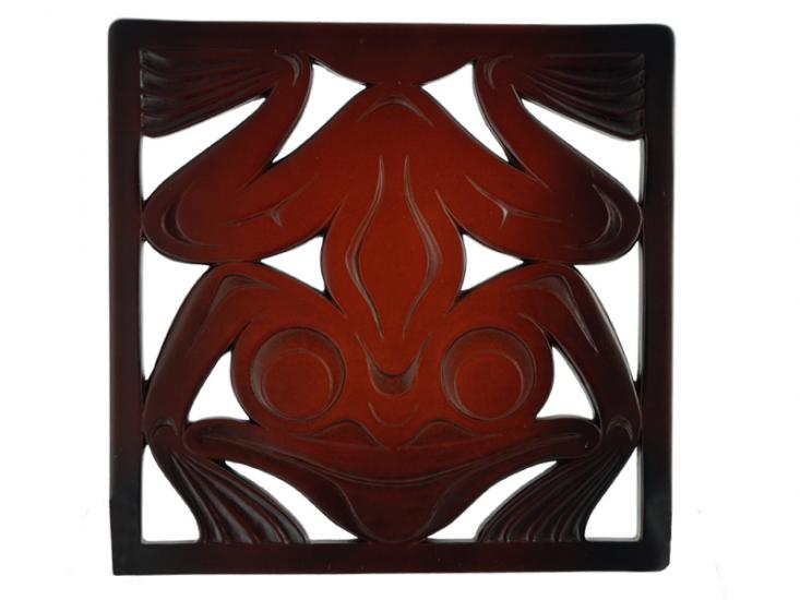 Frog Recycled Glass Trivet