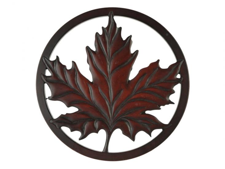Maple Leaf - Trivet, Coaster Recycled Glass