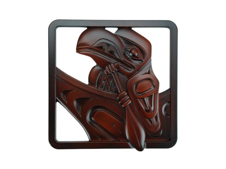 Raven Travelling Recycled Glass Trivet