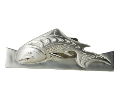 Native Salmon Business Card Holder