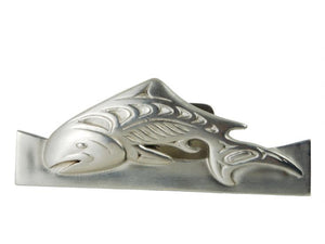 Native Salmon Business Card Holder