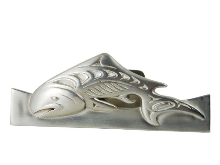 Native Salmon Business Card Holder