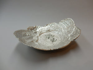 Pewter Bowl with Maple Leaf
