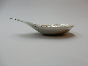 Pewter Bowl with Maple Leaf