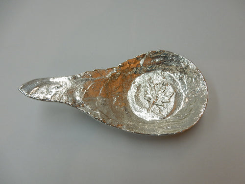 Pewter Bowl with Maple Leaf