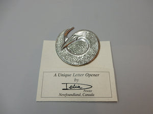 Pewter Gannet Letter Opener