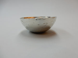 2 1/2" Pewter Bowl with Maple Leaf