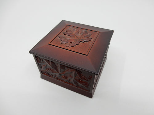 Maple Leaf Box Recycled Glass