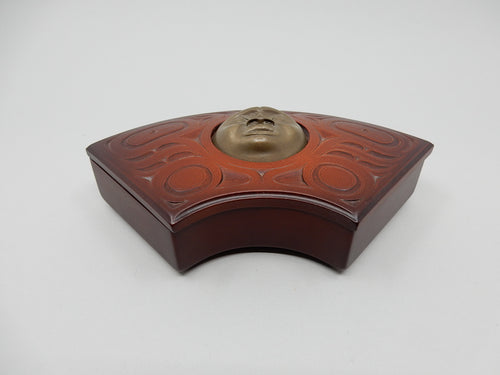 Fan Box with Bronze/ Recycled Glass