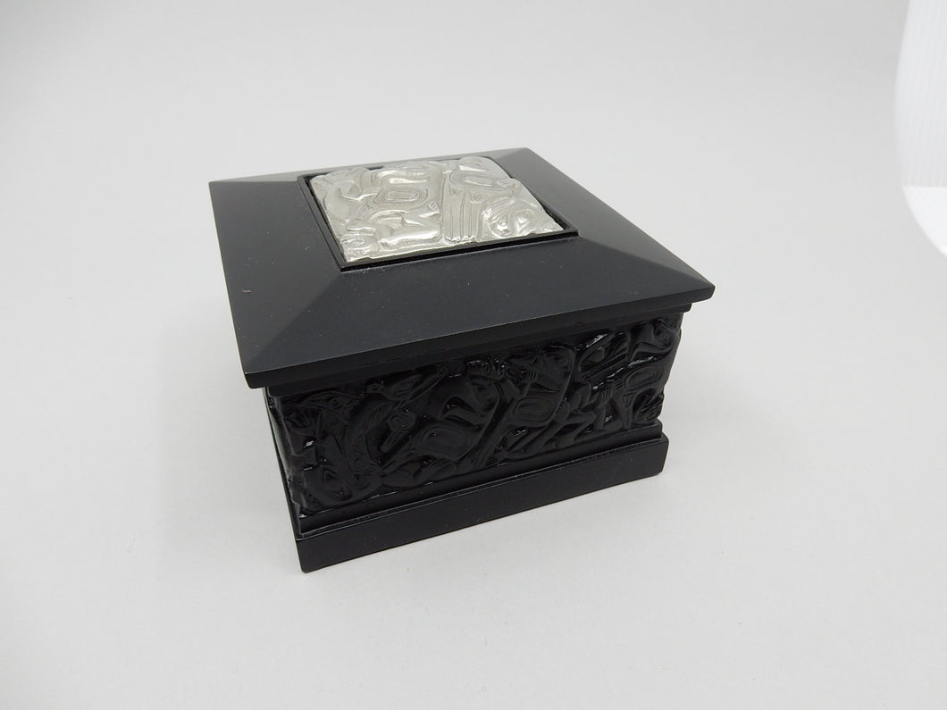 Native Box-w/Pewter Square - 3 sizes