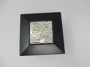 Native Box-w/Pewter Square - 3 sizes