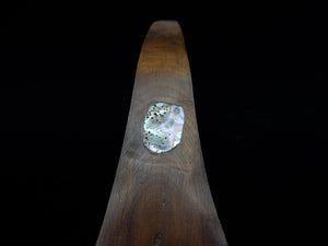Wood Spoon with Abalone Shell Inlay